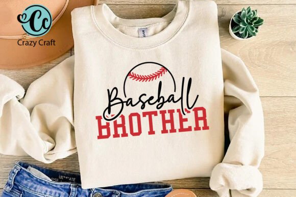 Baseball Brother Svg Png Shirt Graphics and T-Shirt Designs