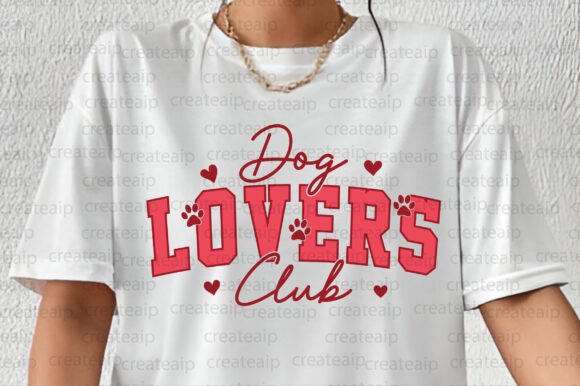 Dog Lovers Dog Valentine PNG Club Heart Graphics and T-Shirt Designs
