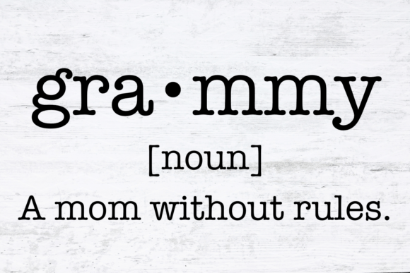 Grammy Definition Mom Without Rules SVG Graphics and T-Shirt Designs