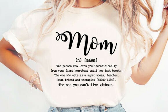 Mom Dictionary Sign Svg File Graphics and T-Shirt Designs Review