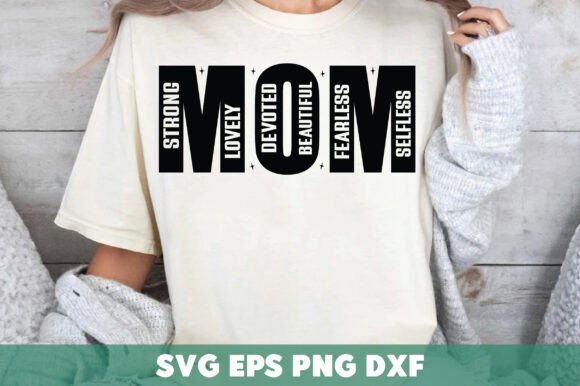 Mom is Strong SVG PNG Graphics and T-Shirt Designs Review