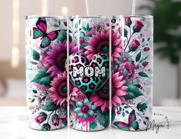 Mom Tumbler Wrap 20 Oz Graphics and Tumbler Wraps Review
