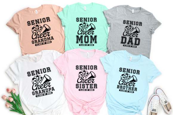 Senior Cheer Family Class of 2026 11 SVG Graphics and T-Shirt Designs Review
